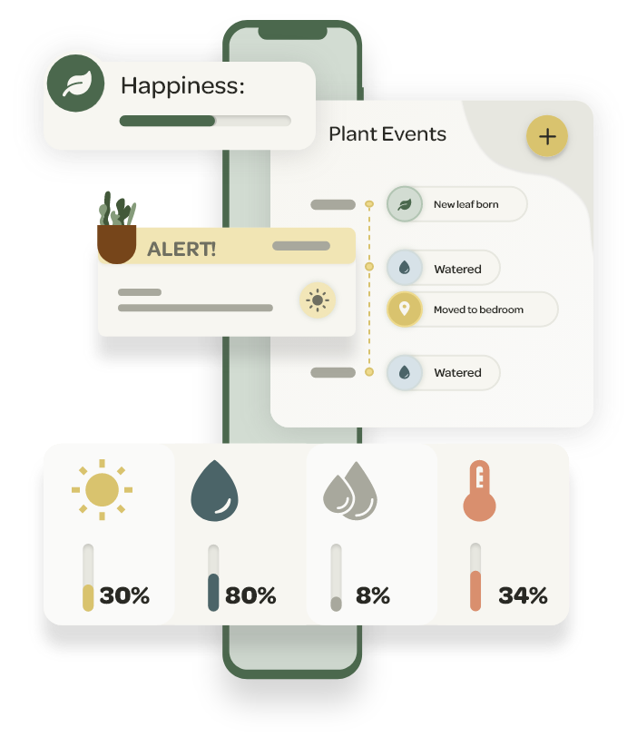 smart plant sensors with mobile app